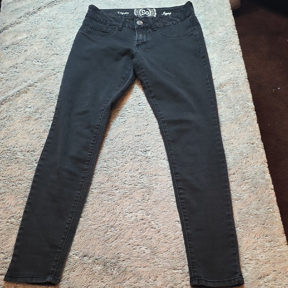 $12 SALE! SO Black Skinny Jeans. Size 7